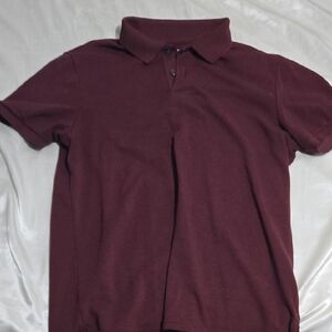 Old Navy Men's Dark Red Polo Shirt
